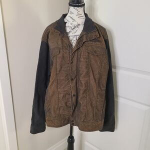Dime City Men's Cordury Brown Jacket Size XL